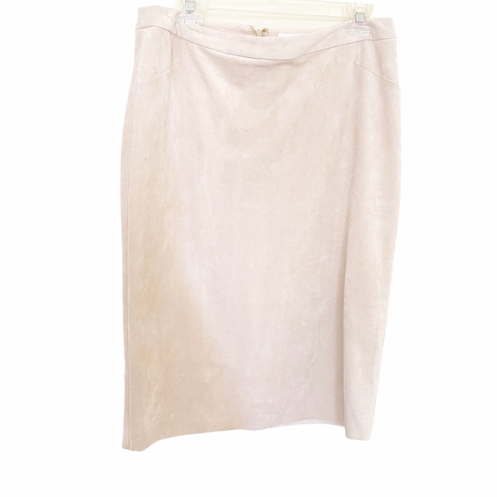 Calvin Klein Suede Nude Skirt